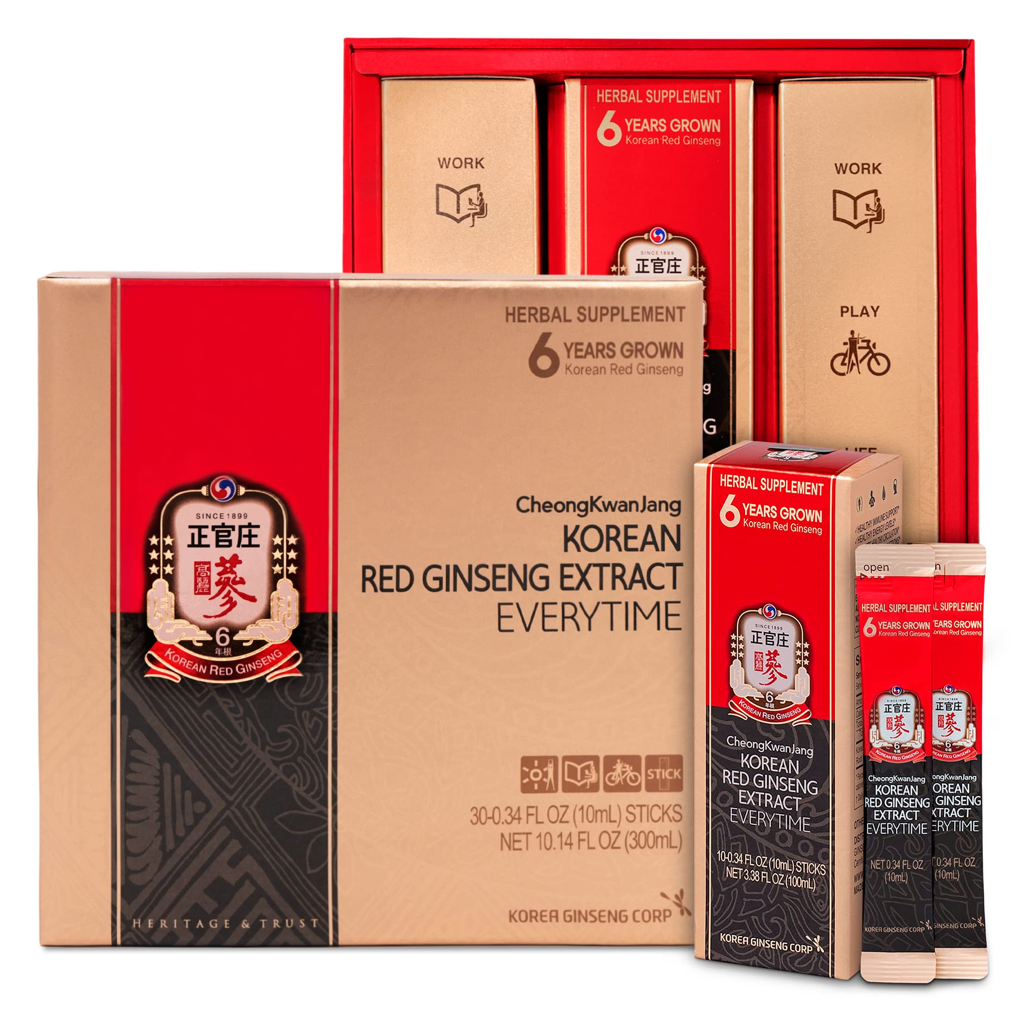 Suplemento De Extracto De Ginseng Rojo Coreano Cheongkwanjang 3000 Mg - Venta Internacional.