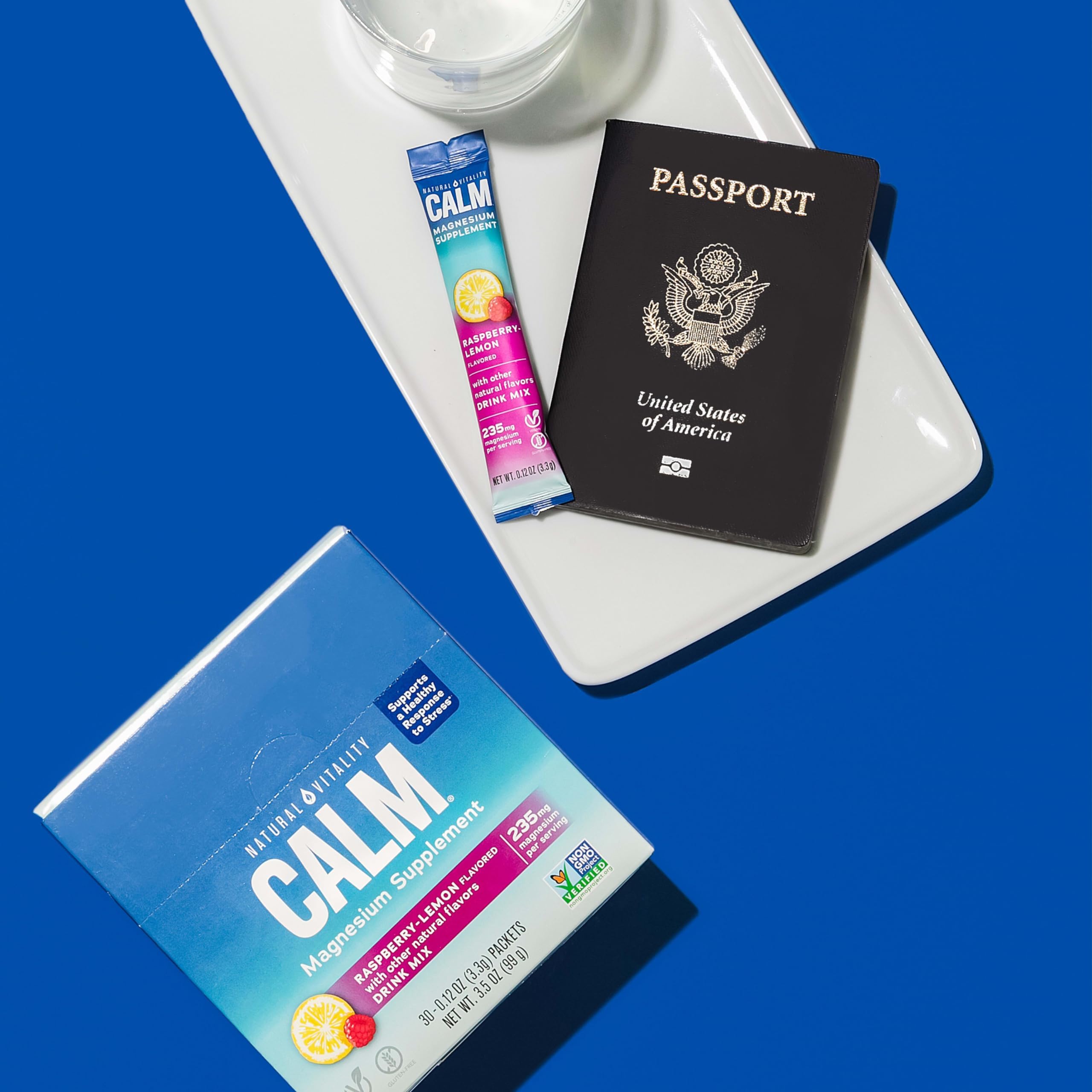 Foto 7 | Suplemento De Citrato De Magnesio Natural Vitality Calm, 30 Paquetes - Venta Internacional.