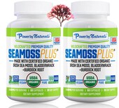 Suplemento Power By Naturals Sea Moss Plus 60 Cápsulas X2 - Venta Internacional.