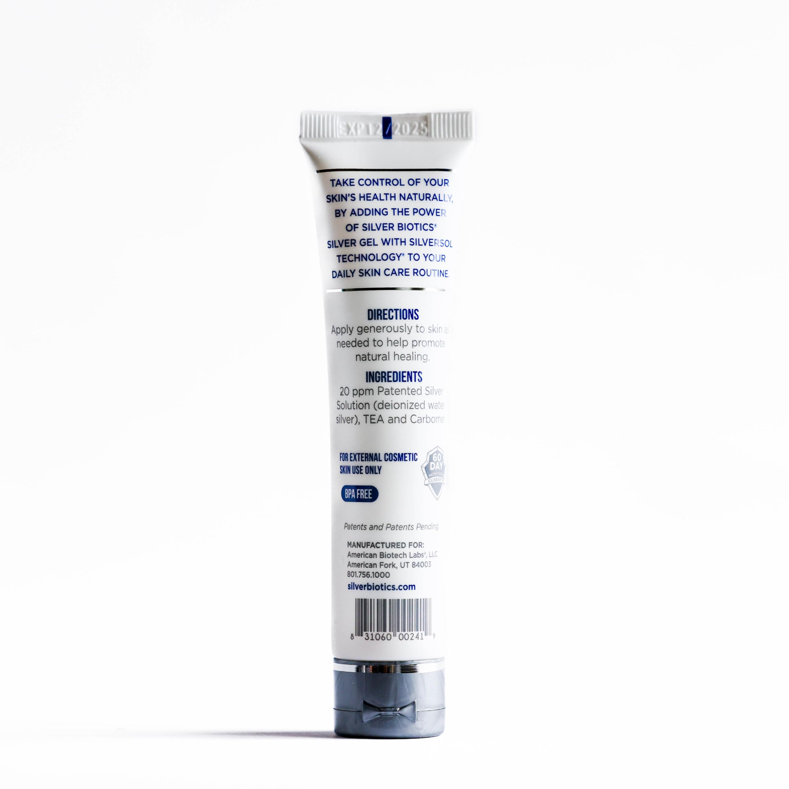 Foto 7 pulgar | Gel American Biotech Labs Silver Biotics, Plata Coloidal, 45 Ml - Venta Internacional.