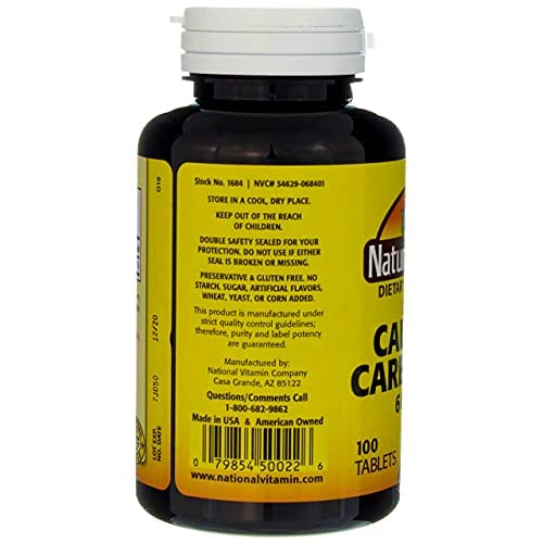 Foto 4 pulgar | Suplemento Nature's Blend De Carbonato De Calcio Puro 600 Mg 100 Tabletas - Venta Internacional.