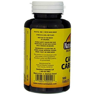 Foto 3 | Suplemento Nature's Blend De Carbonato De Calcio Puro 600 Mg 100 Tabletas - Venta Internacional.