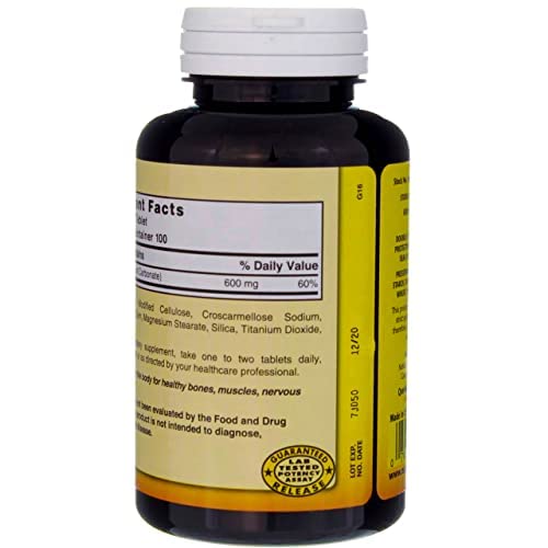 Foto 5 pulgar | Suplemento Nature's Blend De Carbonato De Calcio Puro 600 Mg 100 Tabletas - Venta Internacional.