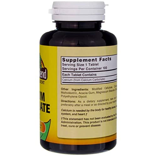 Foto 6 pulgar | Suplemento Nature's Blend De Carbonato De Calcio Puro 600 Mg 100 Tabletas - Venta Internacional.