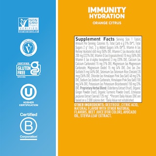 Foto 5 | Tabletas Electrolíticas Nuun Hydration Immunity Orange 8x200 Mg - Venta Internacional.