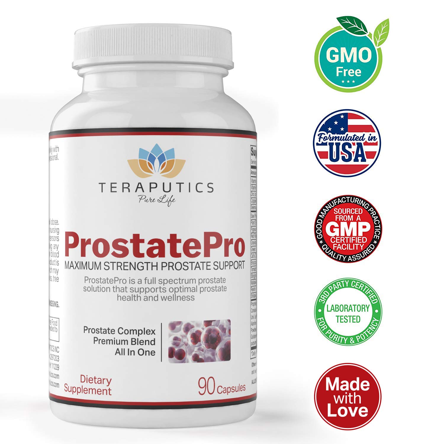 Foto 3 | Suplemento Teraputics Prostatepro 90 Cápsulas Para Hombres - Venta Internacional.