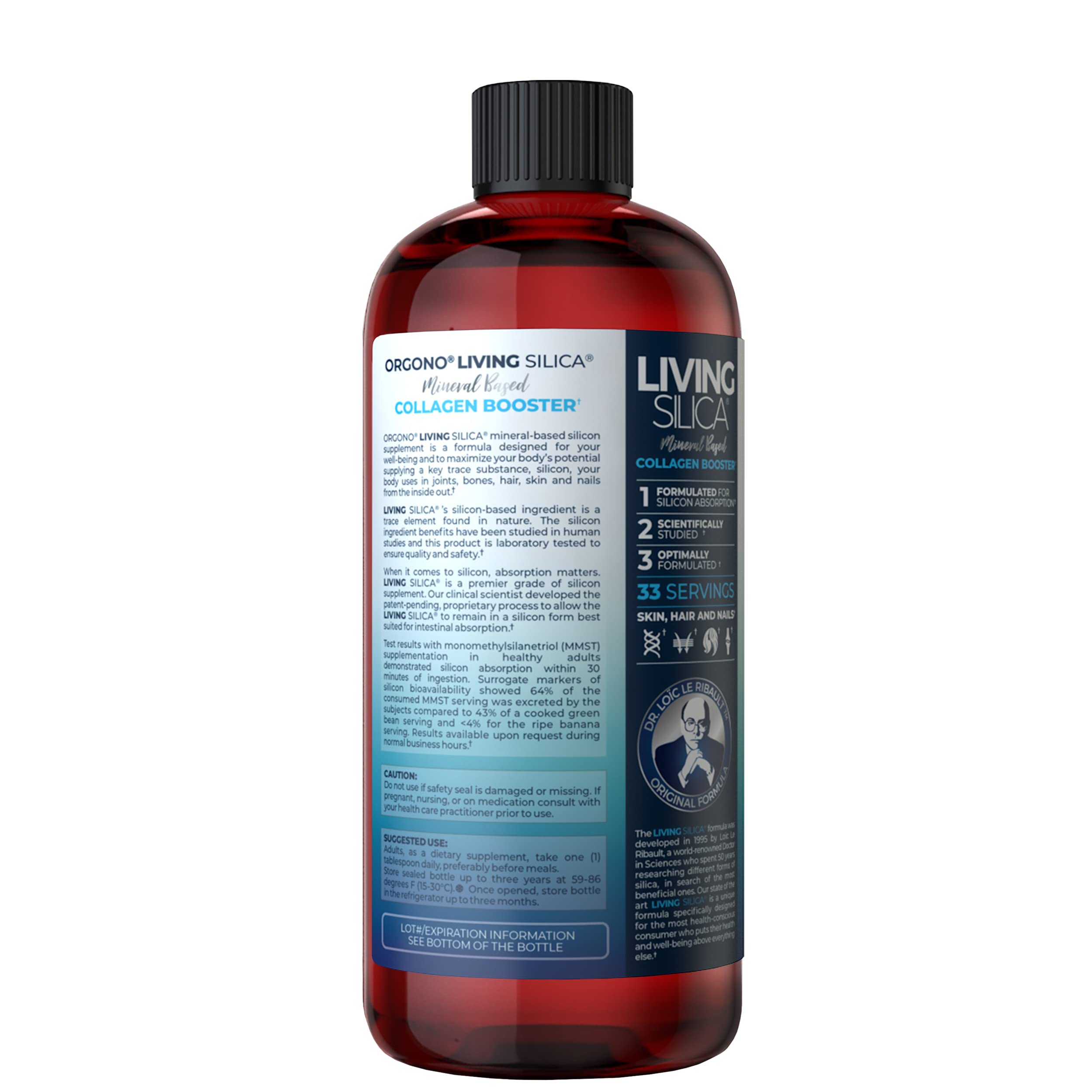 Foto 3 pulgar | Suplemento Orgono Living Silica Colágeno Booster 500 Ml - Venta Internacional.