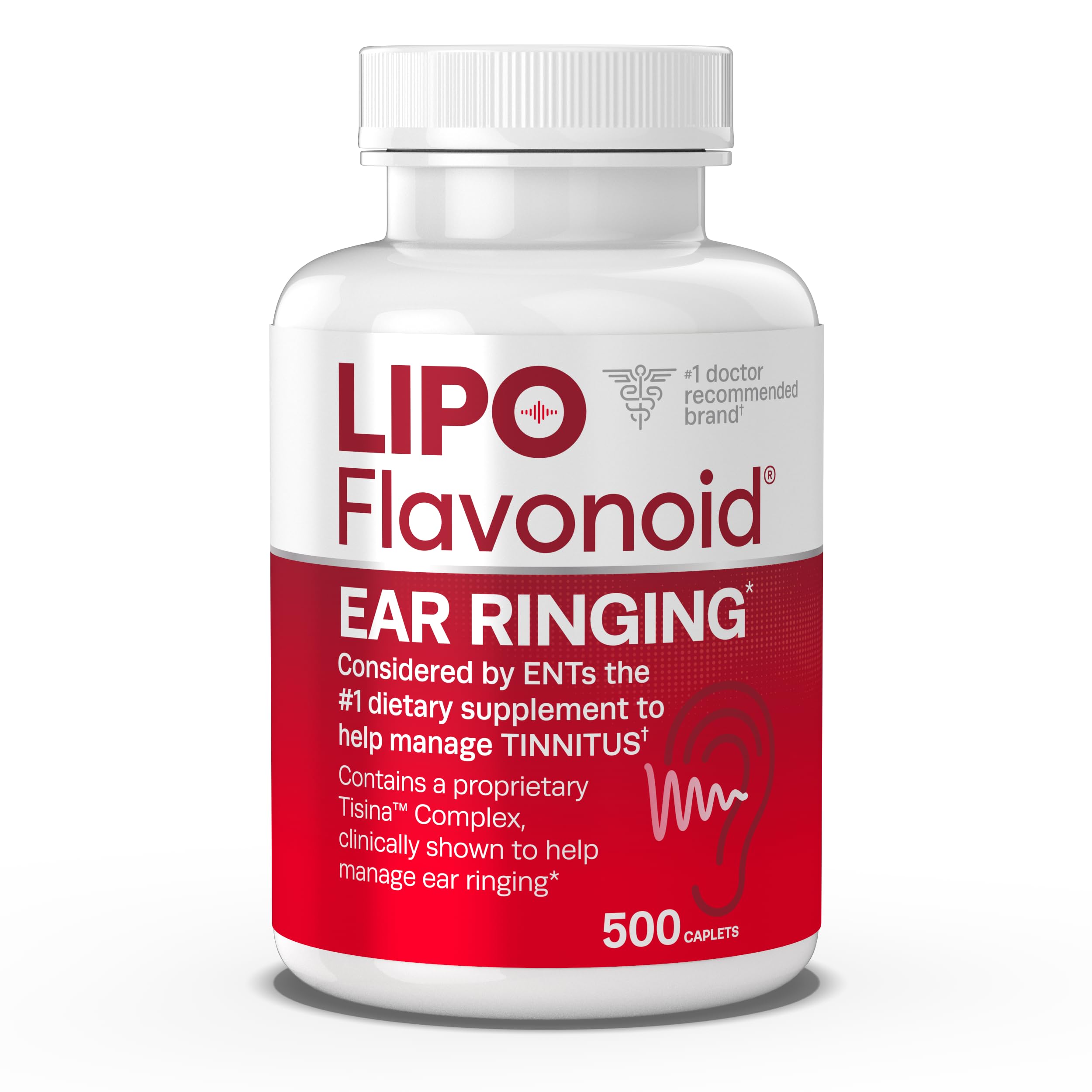 Foto 2 pulgar | Suplemento Lipo-flavonoid Plus Tinitus Relief 500 Comprimidos - Venta Internacional.