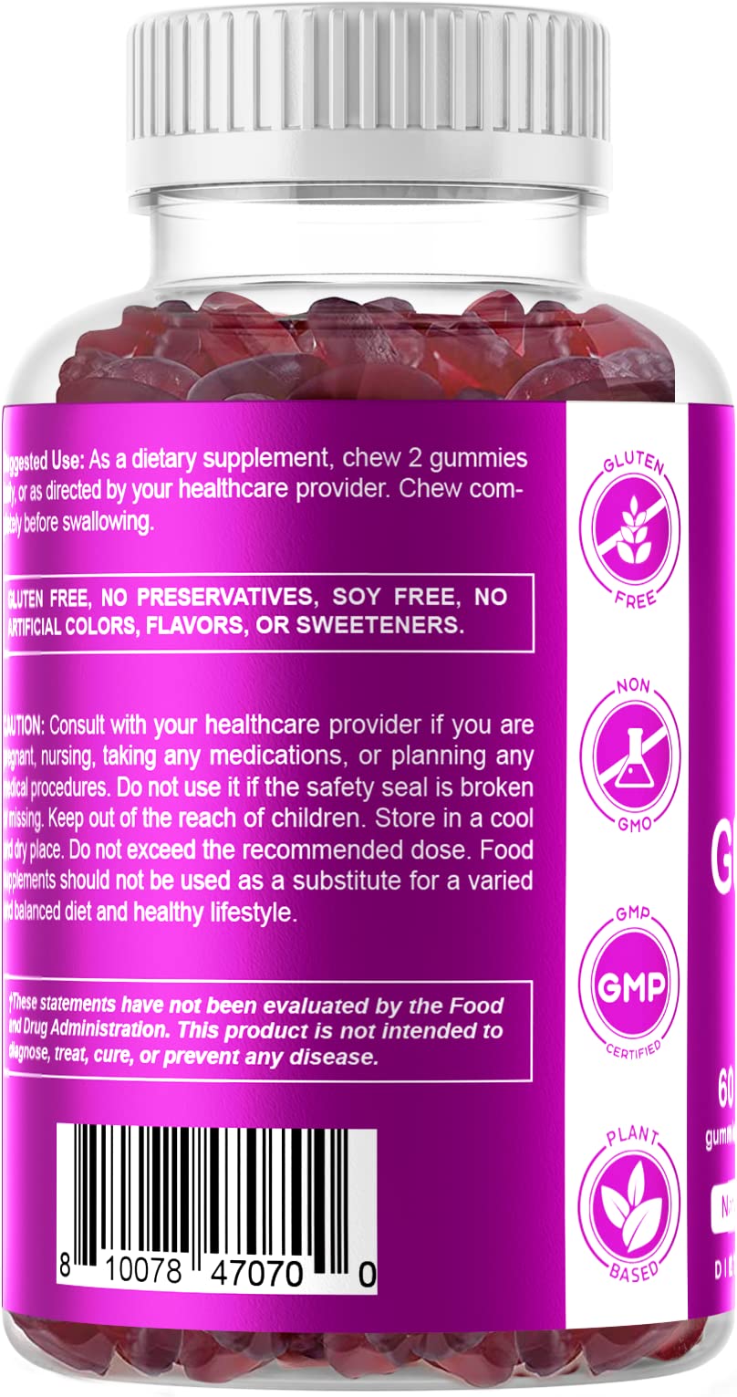 Foto 7 pulgar | Suplemento Vitamático De Biotina En Gomitas De 10.000 Mcg Para Cabello 60% Vegano - Venta Internacional.