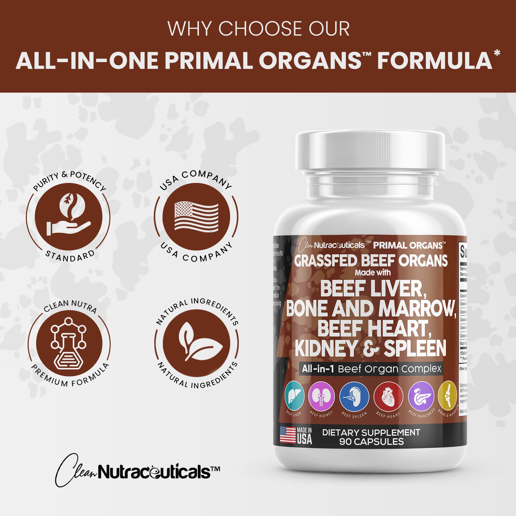 Foto 7 pulgar | Suplemento Nutracéutico Limpio: Hígado De Res Alimentado Con Pasto, 3000 Mg - Venta Internacional.