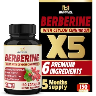 Foto 1 | Suplemento Bmvinvol Berberine Con Canela De Ceilán Y Cúrcuma - Venta Internacional.