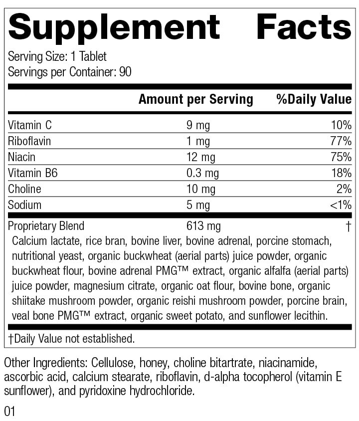Foto 3 pulgar | Suplemento Standard Process Drenamin 90 Comprimidos - Venta Internacional.