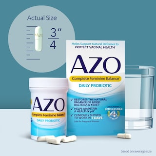 Foto 3 | Probióticos Azo Complete Feminine Balance Women 30 Cápsulas - Venta Internacional.