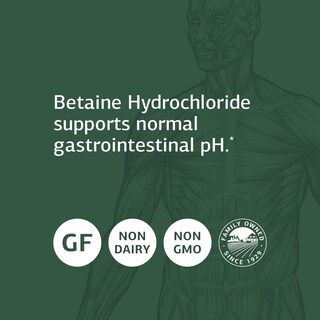 Foto 4 | Suplemento De Clorhidrato De Betaína De Proceso Estándar 180 Tabletas - Venta Internacional.