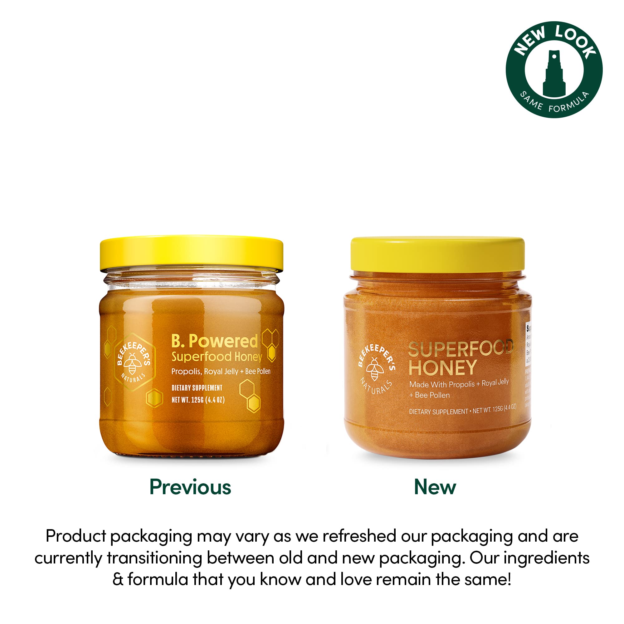Foto 4 pulgar | Superalimento Honey Beekeeper's Naturals Con Polen De Abeja Y Jalea Real - Venta Internacional.