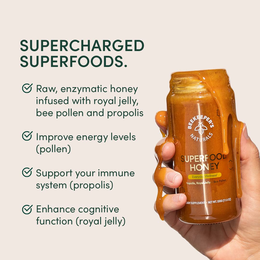 Foto 6 pulgar | Superalimento Honey Beekeeper's Naturals Con Polen De Abeja Y Jalea Real - Venta Internacional.