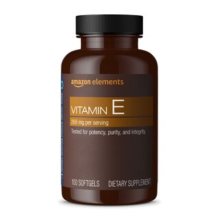 Foto 1 | Suplemento De Vitamina E De Amazon Elements, 400 Ui, 100 Cápsulas Blandas - Venta Internacional.