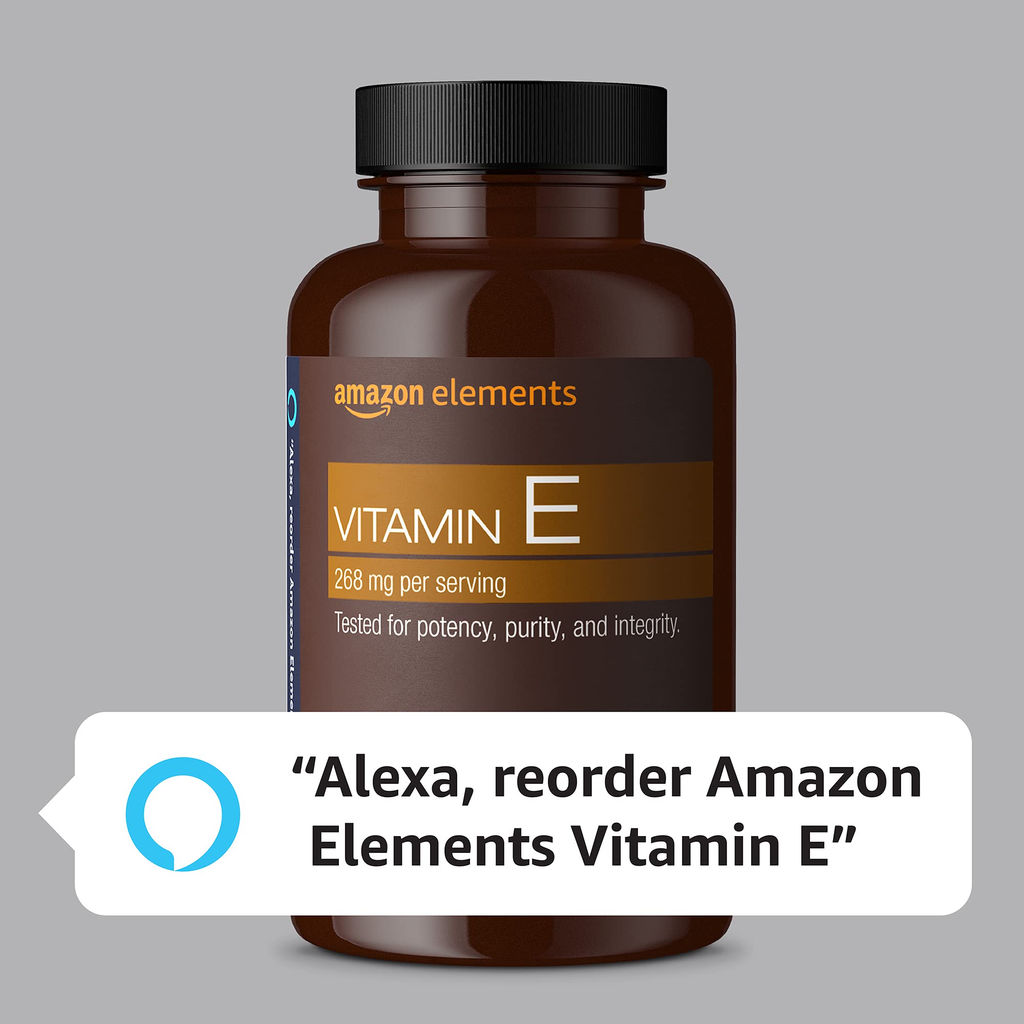 Foto 4 | Suplemento De Vitamina E De Amazon Elements, 400 Ui, 100 Cápsulas Blandas - Venta Internacional.
