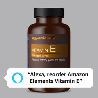 Foto 4 | Suplemento De Vitamina E De Amazon Elements, 400 Ui, 100 Cápsulas Blandas - Venta Internacional.