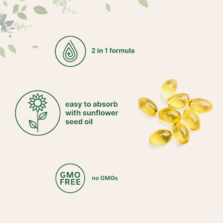 Foto 3 | Suplemento De Microingredientes: Vitamina D3 5000 Ui + K2 300 Cápsulas Blandas - Venta Internacional.