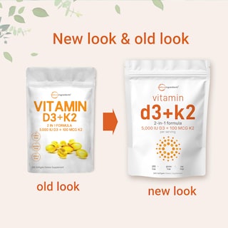 Foto 5 | Suplemento De Microingredientes: Vitamina D3 5000 Ui + K2 300 Cápsulas Blandas - Venta Internacional.
