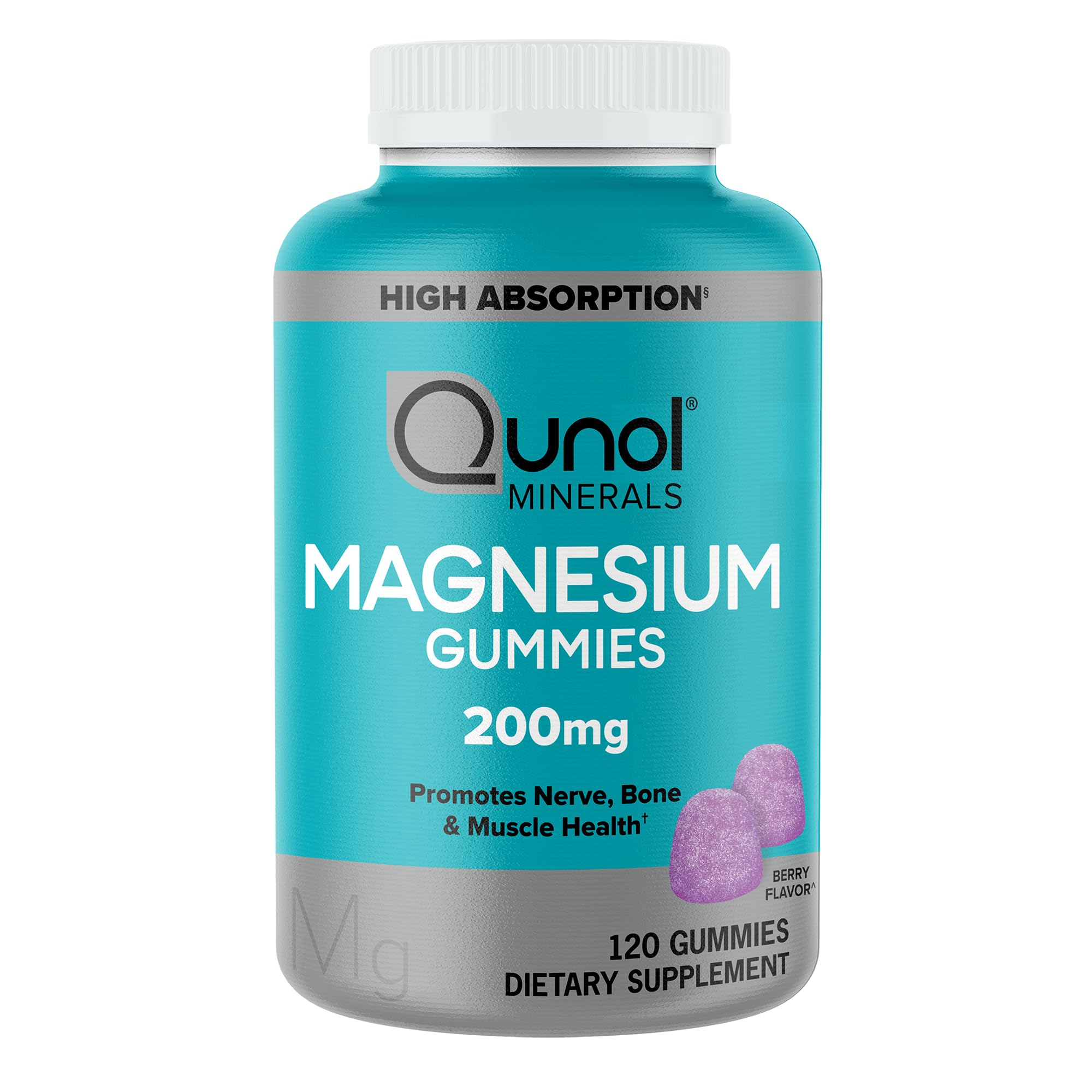 Foto 2 pulgar | Suplemento De Magnesio Qunol Gummies, 200 Mg, Para Adultos, 120 Unidades - Venta Internacional.