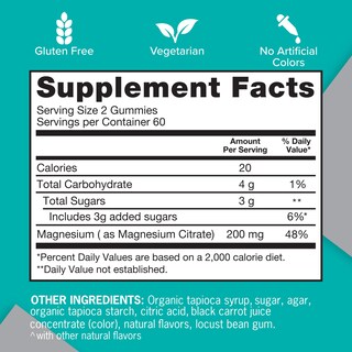 Foto 6 | Suplemento De Magnesio Qunol Gummies, 200 Mg, Para Adultos, 120 Unidades - Venta Internacional.