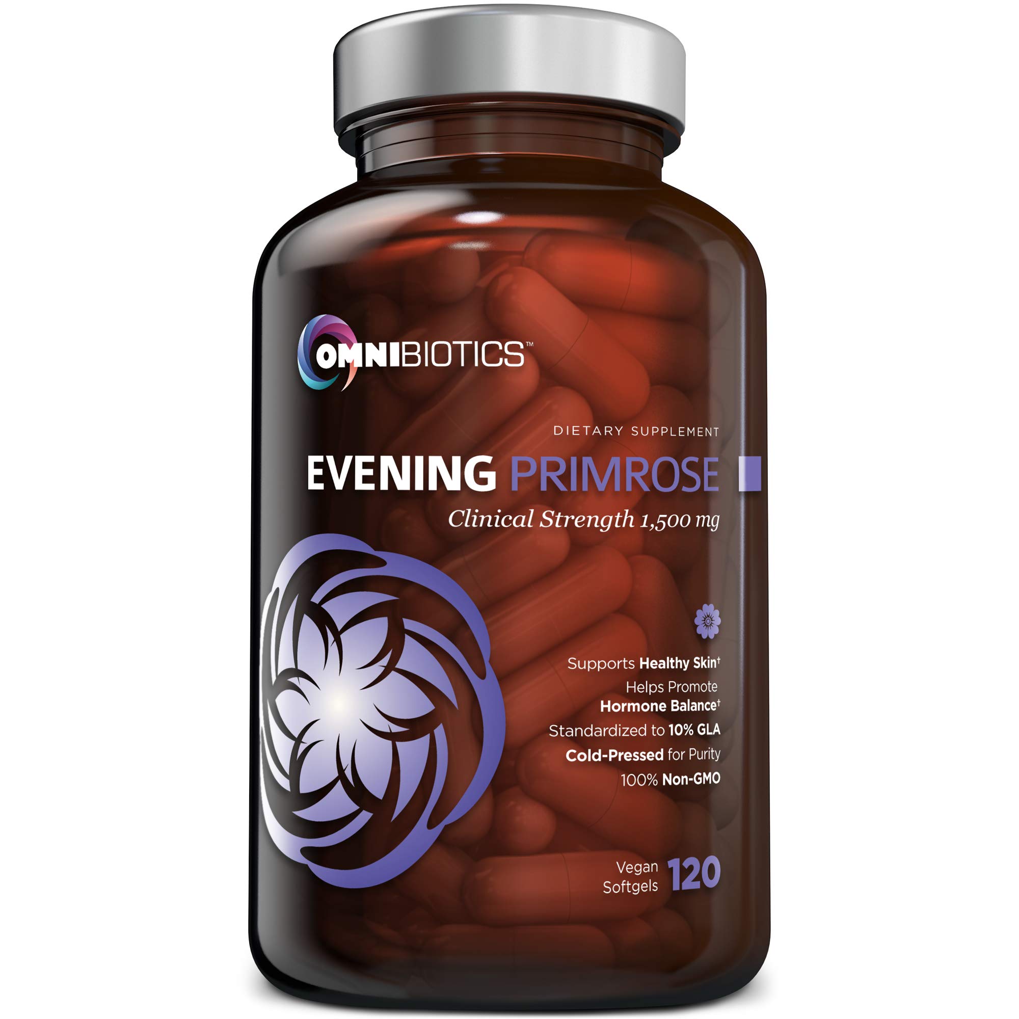 Foto 2 pulgar | Suplemento De Aceite De Onagra Orgánico Omnibiotics 1500 Mg - Venta Internacional.