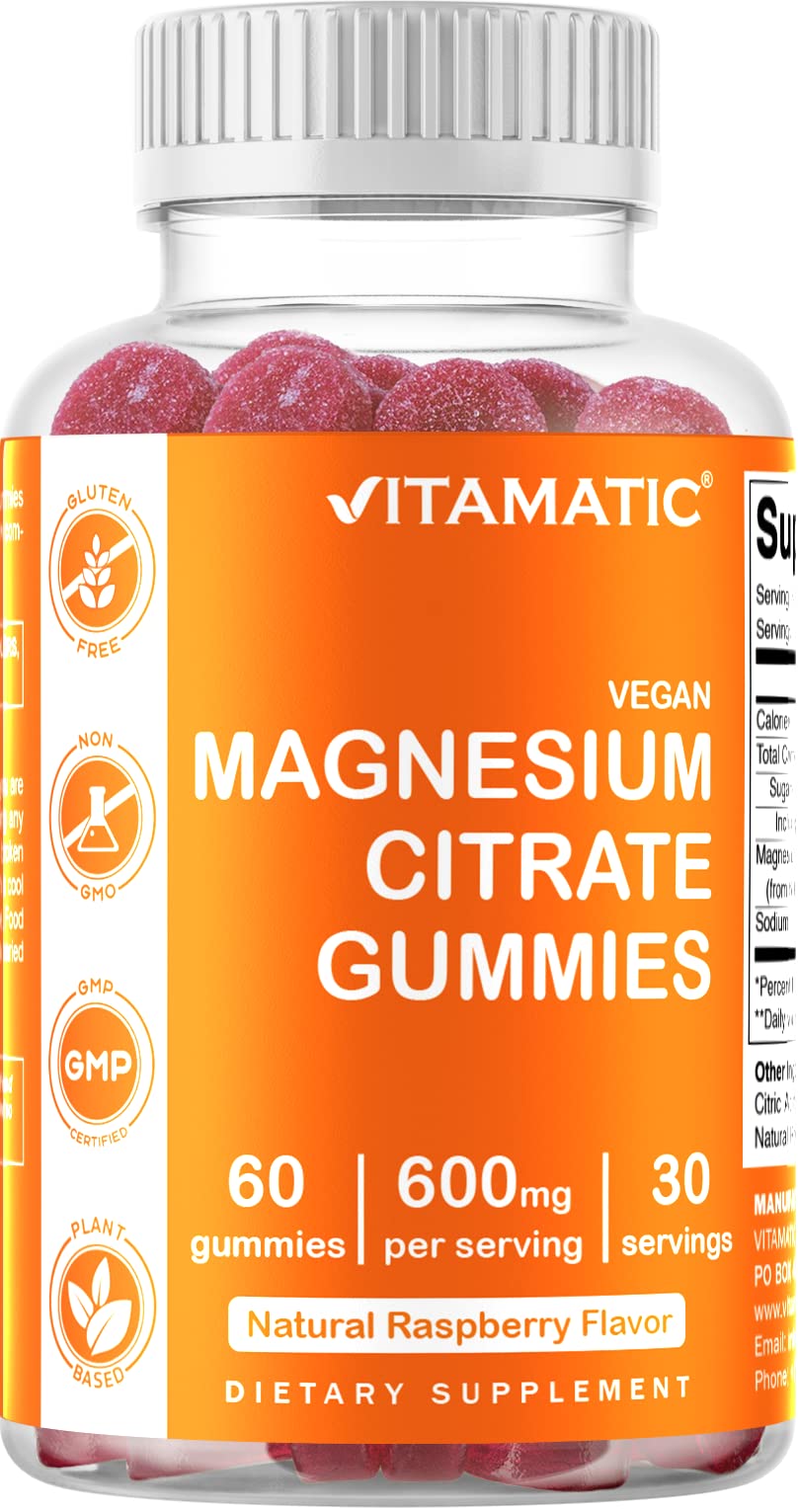 Foto 8 pulgar | Suplemento Vitamático De Gomitas De Magnesio 600 Mg, 60 Veganas X3 - Venta Internacional.