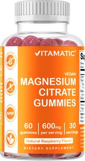 Foto 7 | Suplemento Vitamático De Gomitas De Magnesio 600 Mg, 60 Veganas X3 - Venta Internacional.