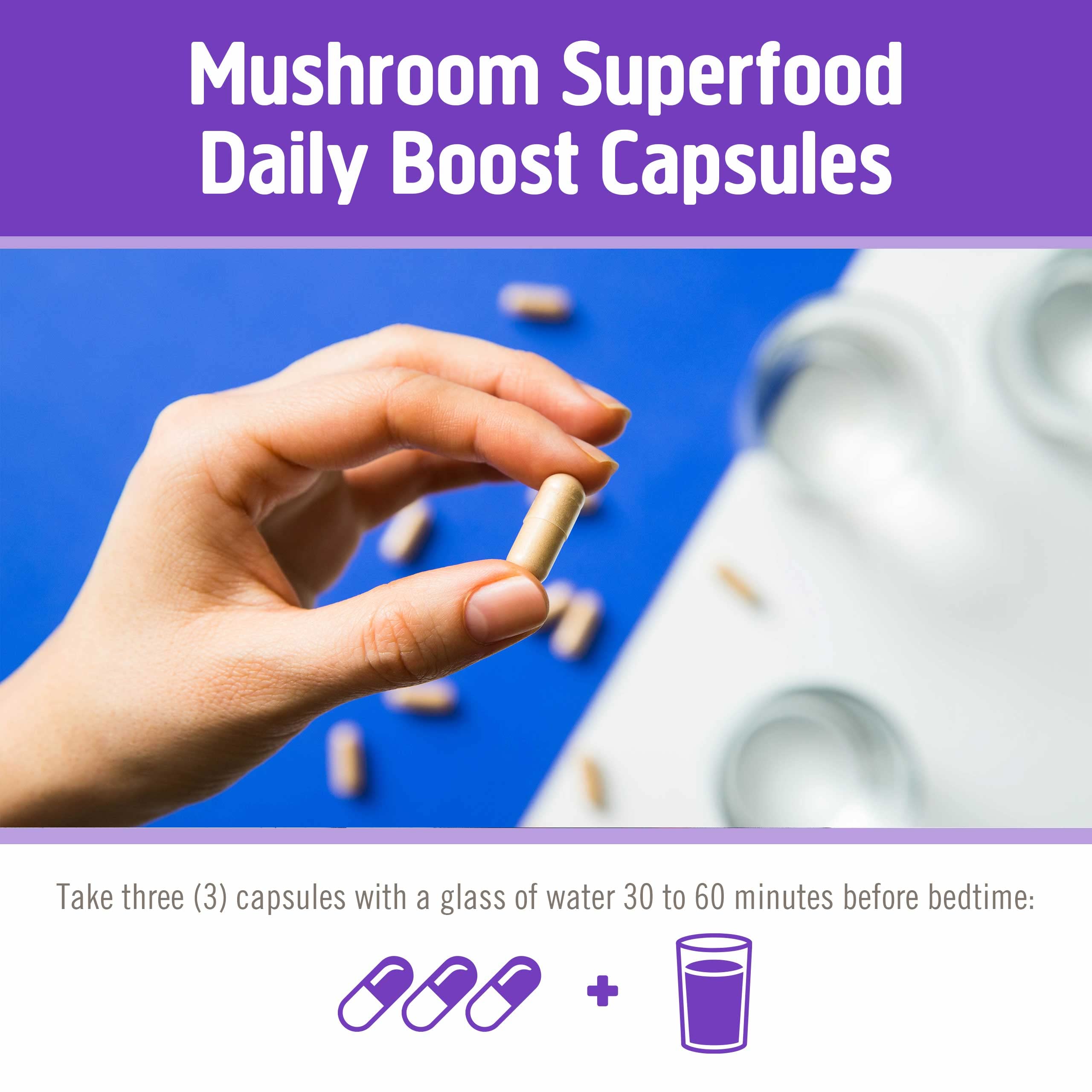 Foto 5 pulgar | Suplemento Om Mushroom Superfood Sleep 90 Cápsulas - Venta Internacional.