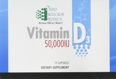 Foto 1 | Suplemento Ortho Molecular De Vitamina D3 De 50 000 Ui, 15 Cápsulas - Venta Internacional.