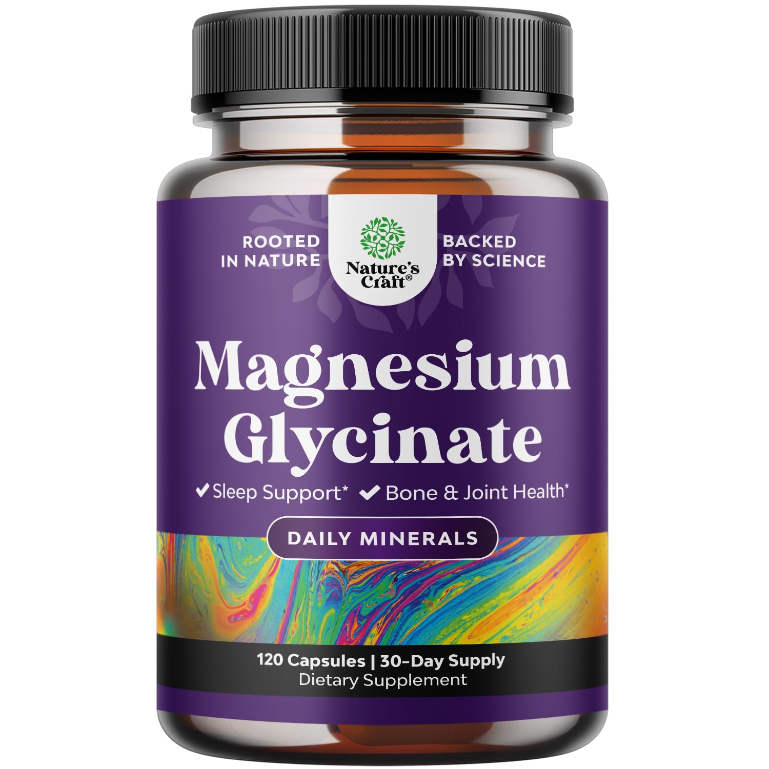 Foto 2 pulgar | Suplemento De Glicinato De Magnesio Puro Natures Craft 400 Mg - Venta Internacional.