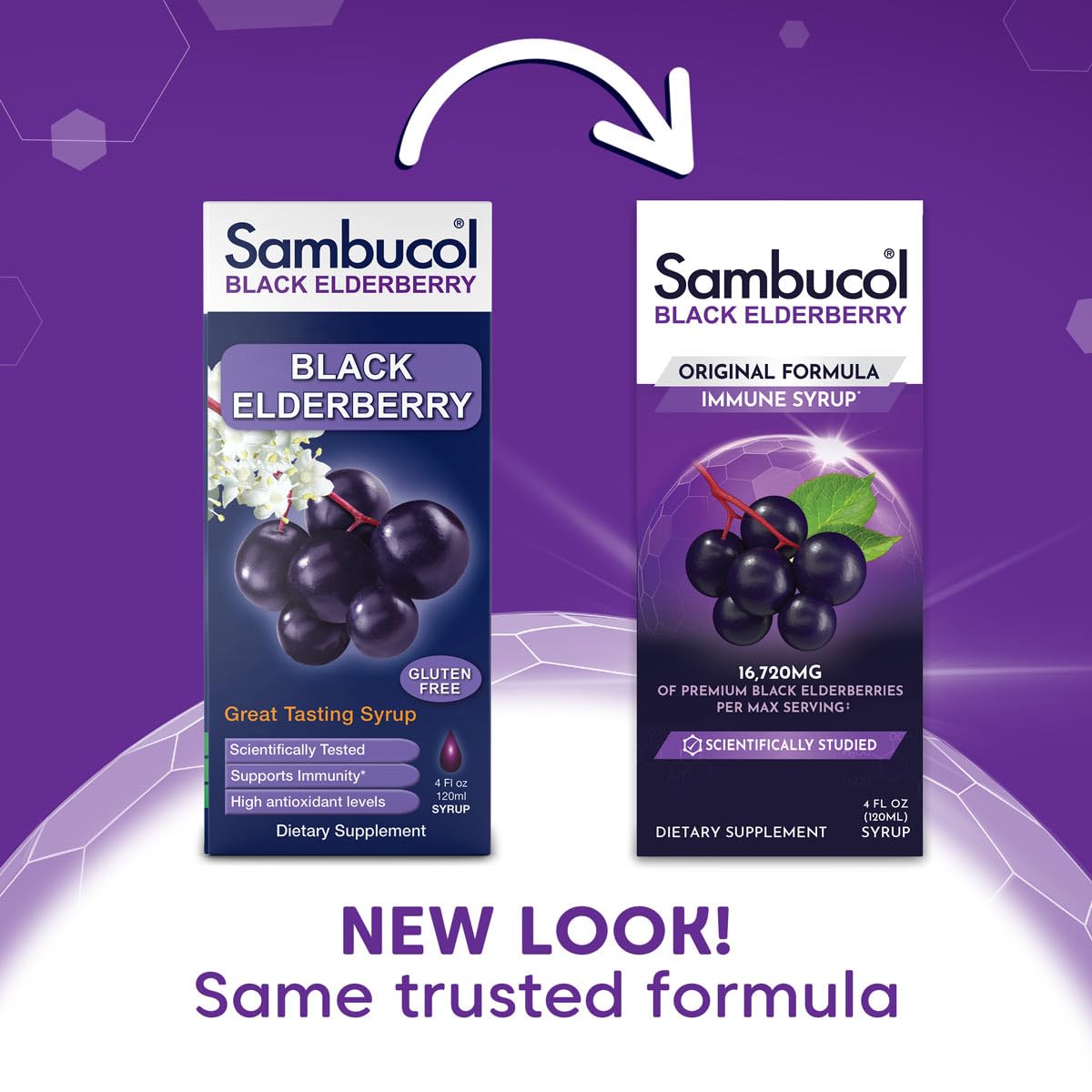 Foto 3 pulgar | Sirope Sambucol Black Elderberry Sambucus Original 120ml - Venta Internacional.