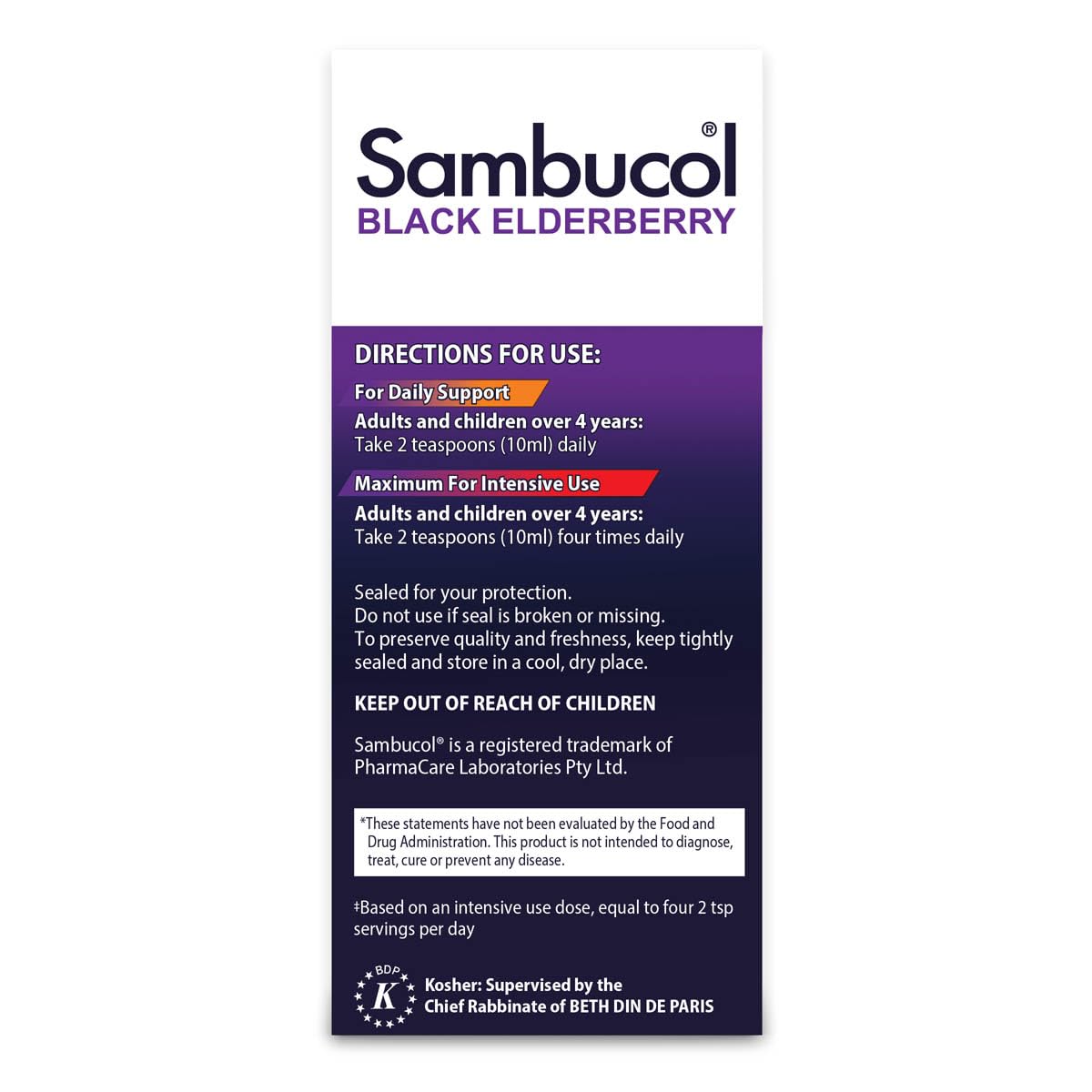 Foto 8 pulgar | Sirope Sambucol Black Elderberry Sambucus Original 120ml - Venta Internacional.
