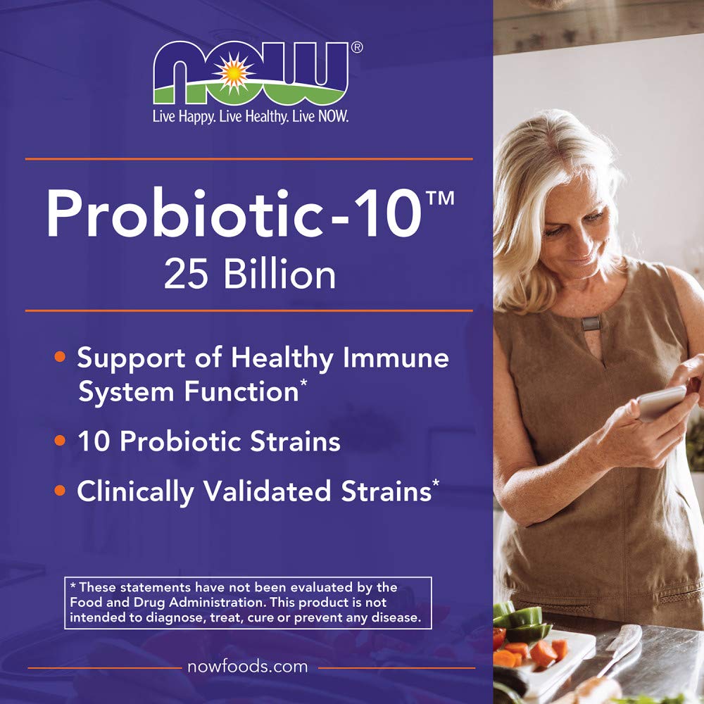 Foto 5 | Suplemento Now Foods Probiotic-10™: 25 Mil Millones De Cápsulas Vegetarianas - Venta Internacional.
