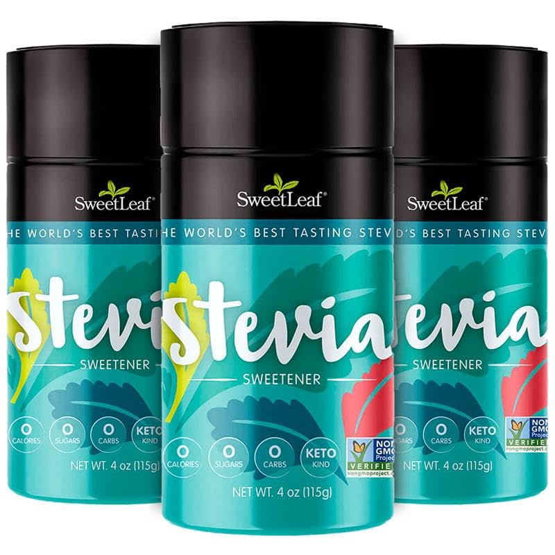 Foto 2 pulgar | Endulzante De Stevia En Polvo Sweetleaf En Tarro De 115 Ml (paquete De 3) - Venta Internacional.