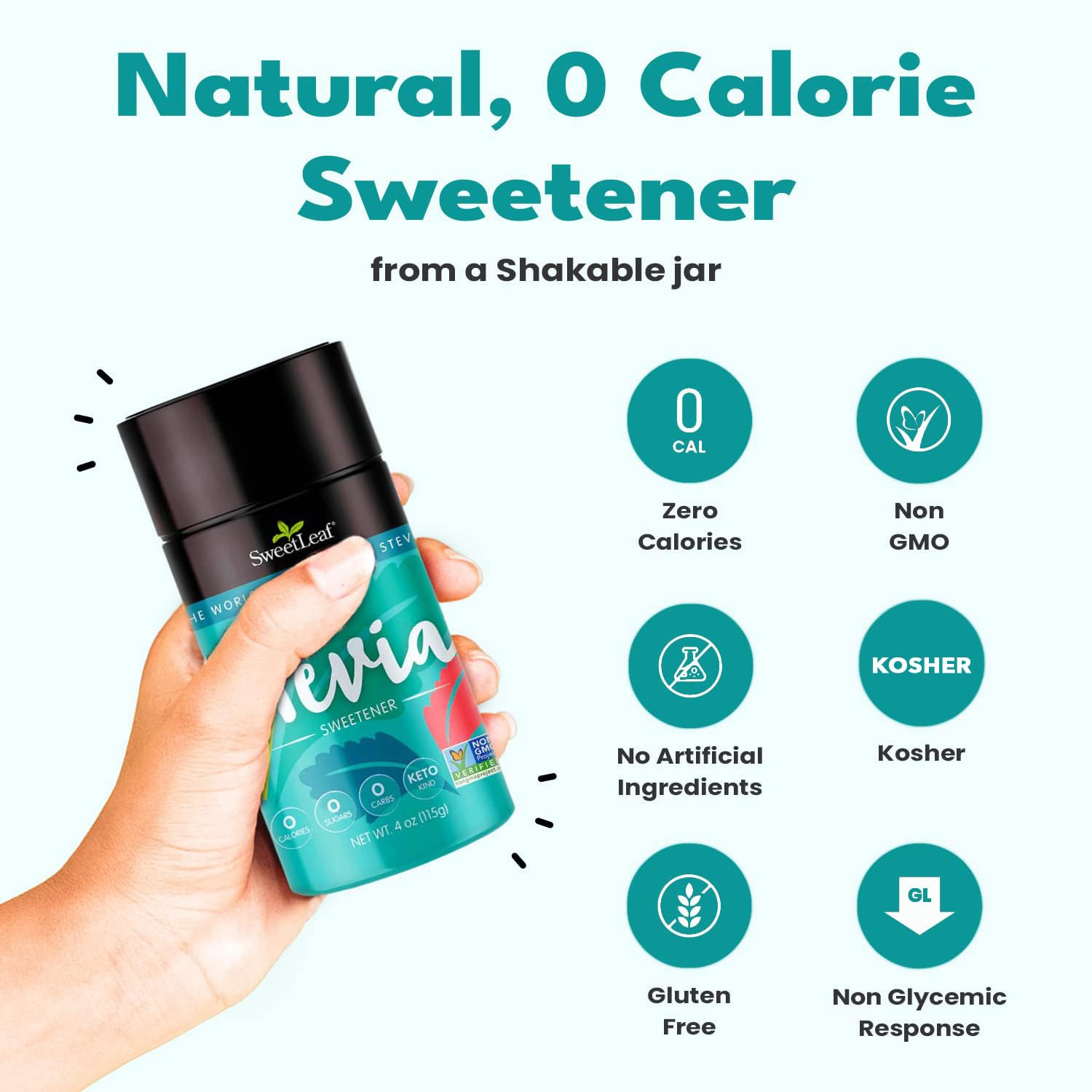 Foto 7 pulgar | Endulzante De Stevia En Polvo Sweetleaf En Tarro De 115 Ml (paquete De 3) - Venta Internacional.