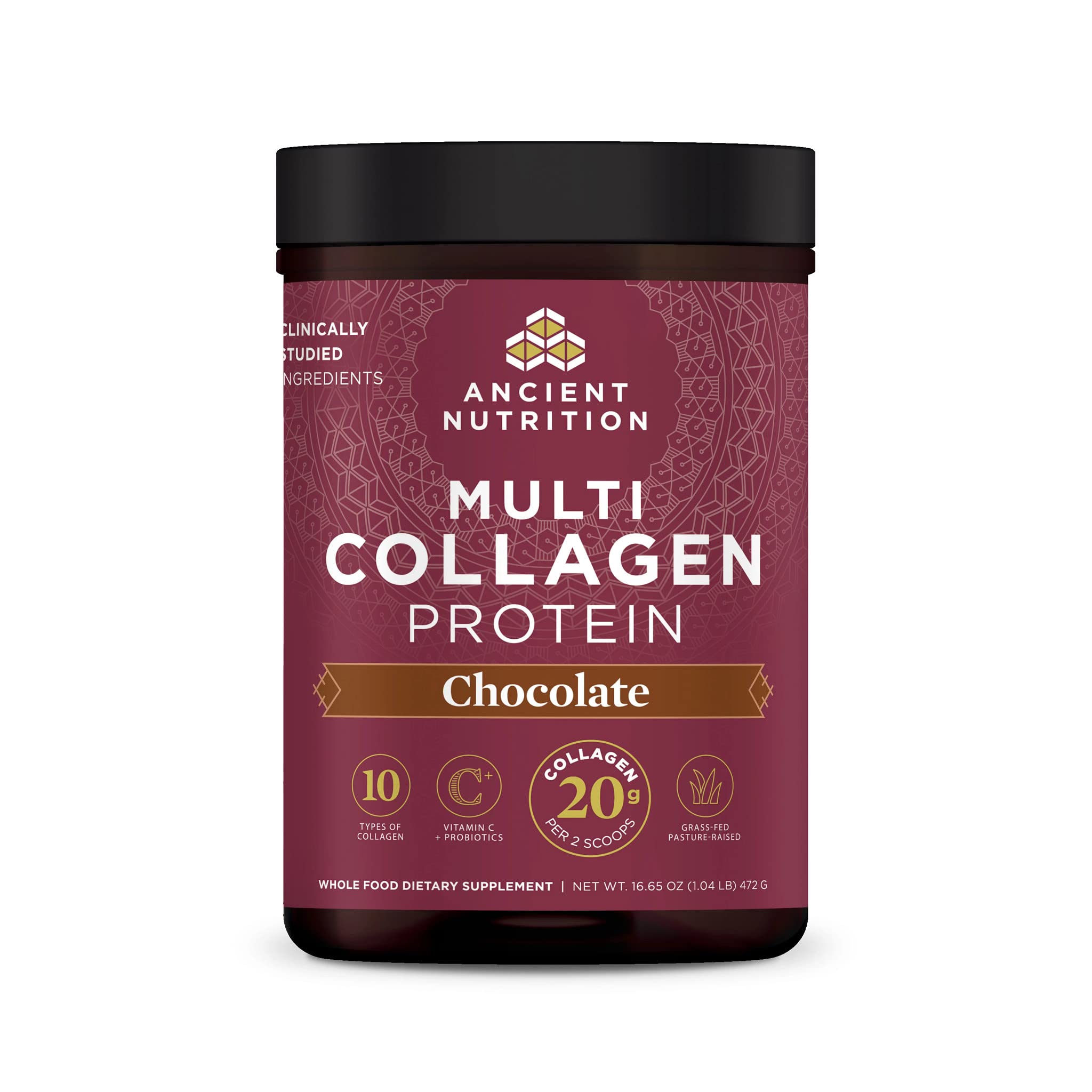 Foto 1 | Colágeno En Polvo Ancient Nutrition Multi Chocolate 500g - Venta Internacional.
