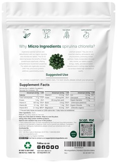 Foto 2 | Suplemento De Microingredientes: Clorella Y Espirulina Orgánica - Venta Internacional.