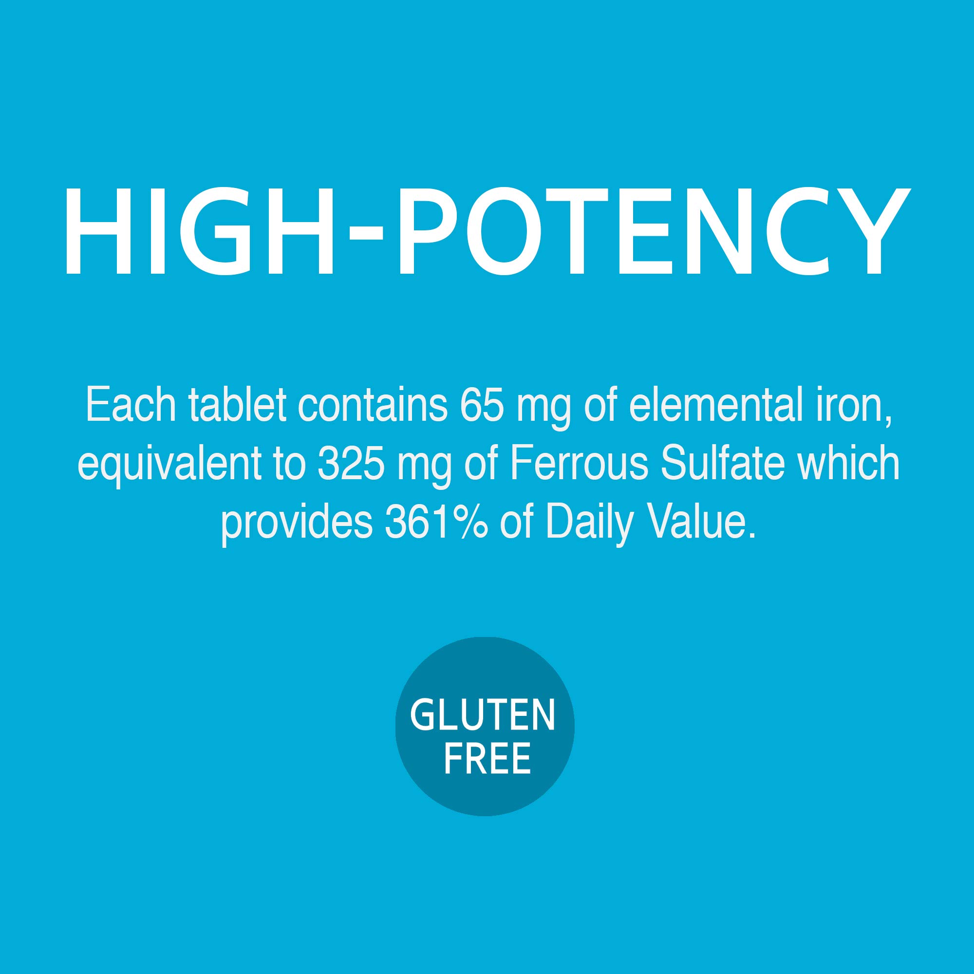 Foto 4 pulgar | Suplemento De Hierro 21st Century Iron 65 Mg Sulfato Ferroso 325 Mg - Venta Internacional.