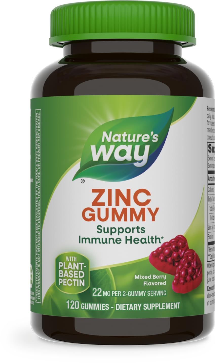 Foto 2 pulgar | Suplementa Las Gomitas De Zinc De Nature's Way, 11 Mg, 120 Gomitas - Venta Internacional.