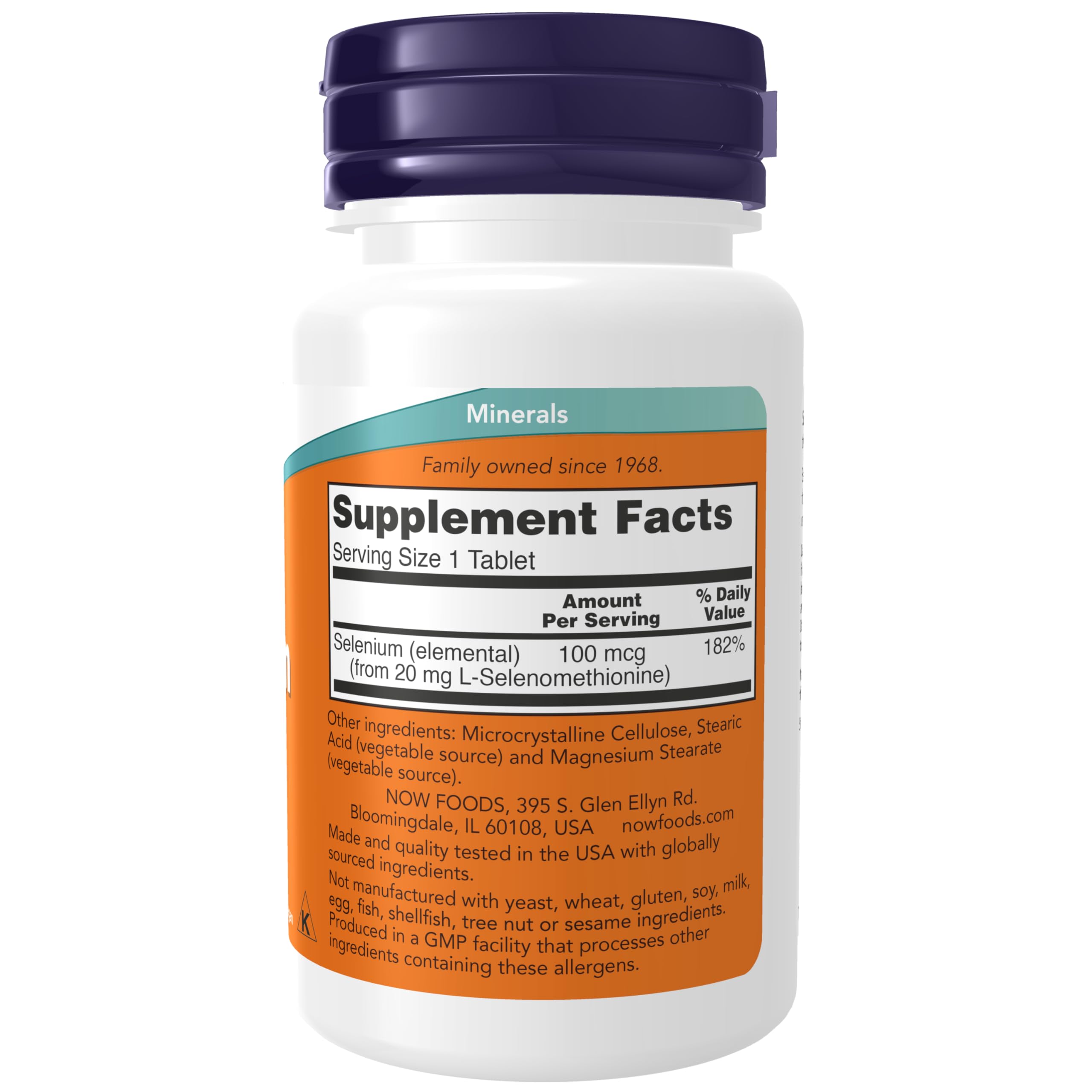 Foto 3 pulgar | Supplement Now Foods, Selenio, L-selenometionina, 100 Mcg, 100 Tabletas - Venta Internacional.