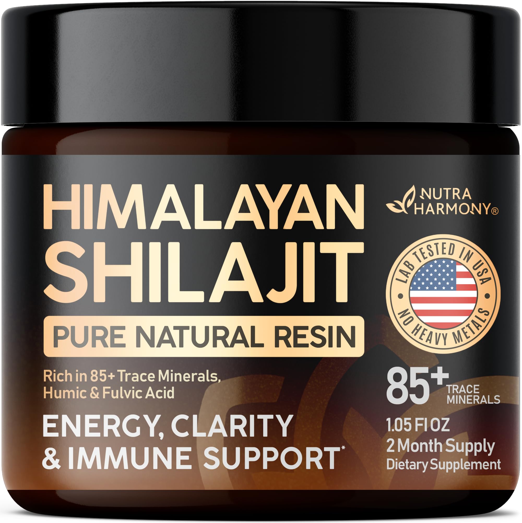 Foto 2 pulgar | Suplemento De Resina Orgánica Pura Del Himalaya Nutraharmony Shilajit - Venta Internacional.