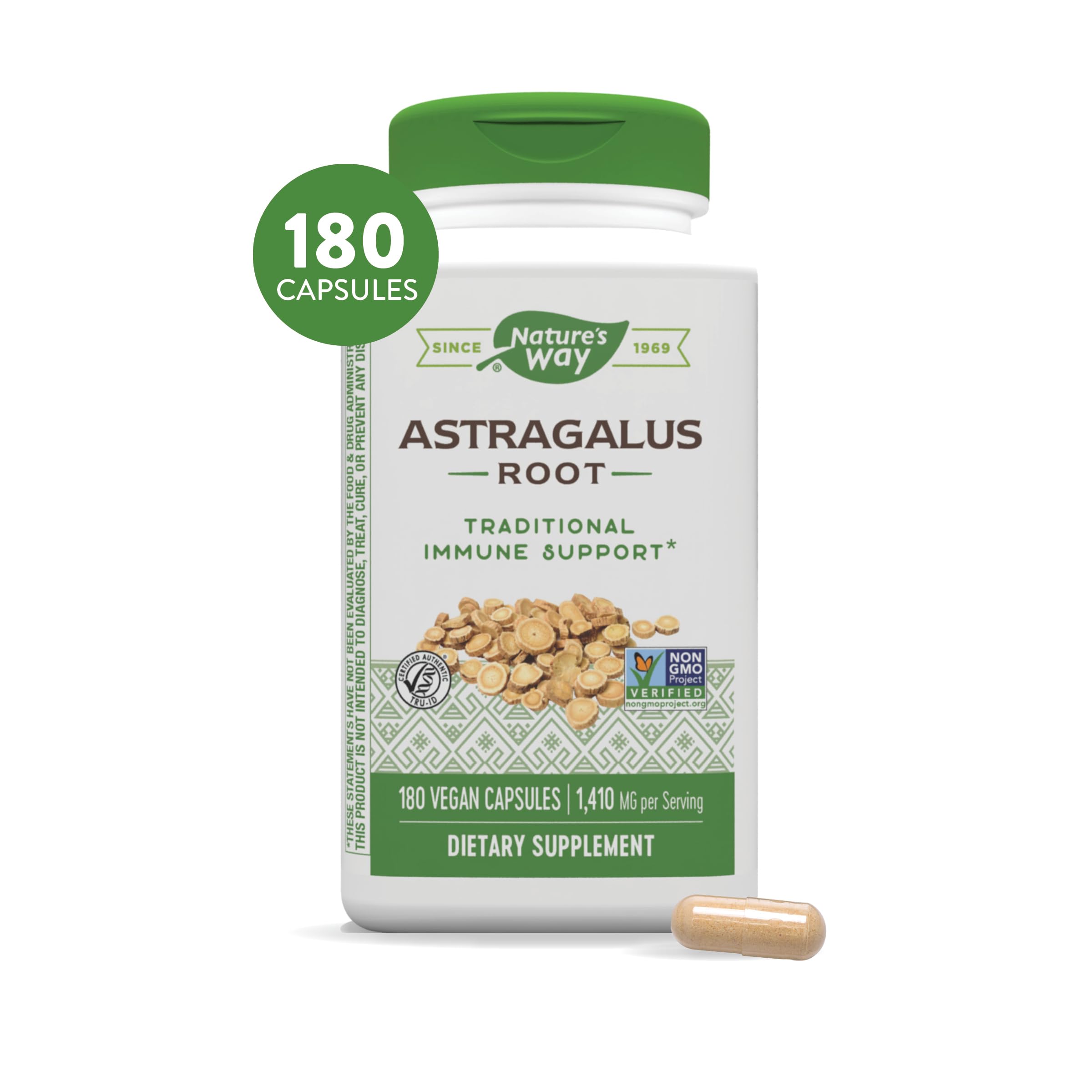 Foto 5 pulgar | Suplemento Nature's Way Con Raíz De Astrágalo, 180 Cápsulas Veganas - Venta Internacional.