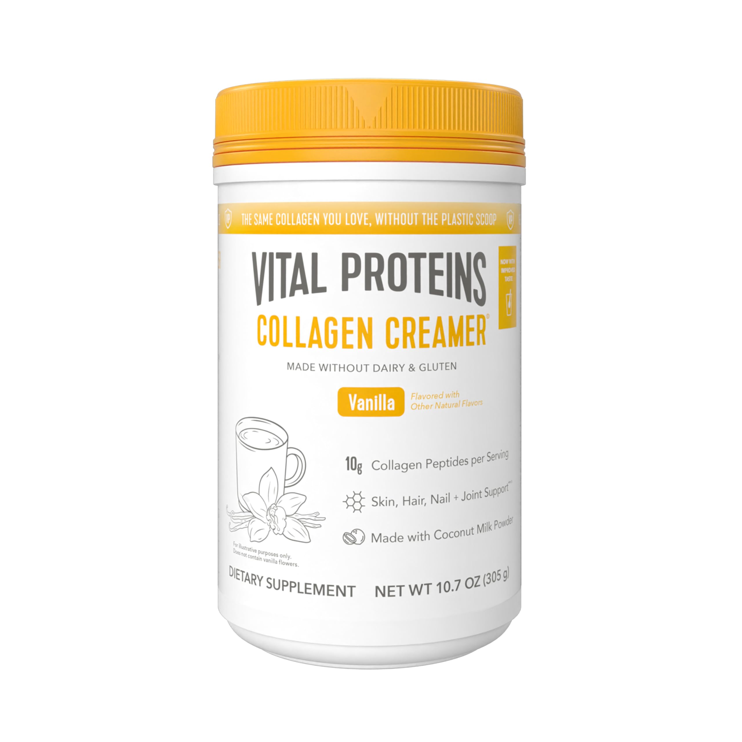 Foto 2 pulgar | Crema De Café Con Colágeno Vital Proteins Sabor Vainilla - Venta Internacional.