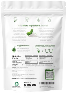 Foto 2 | Microingredientes De Stevia En Polvo, 250 Ml, 0 Calorías, Sin Azúcar - Venta Internacional.