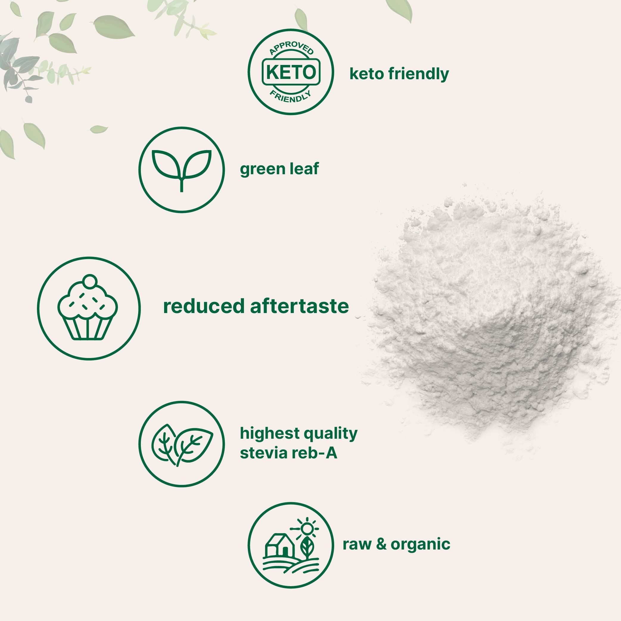 Foto 6 pulgar | Microingredientes De Stevia En Polvo, 250 Ml, 0 Calorías, Sin Azúcar - Venta Internacional.