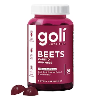 Foto 1 | Suplemento Goli Beets Cardio Gummy, 60 Unidades, 100 Mg De Coq10 - Venta Internacional.