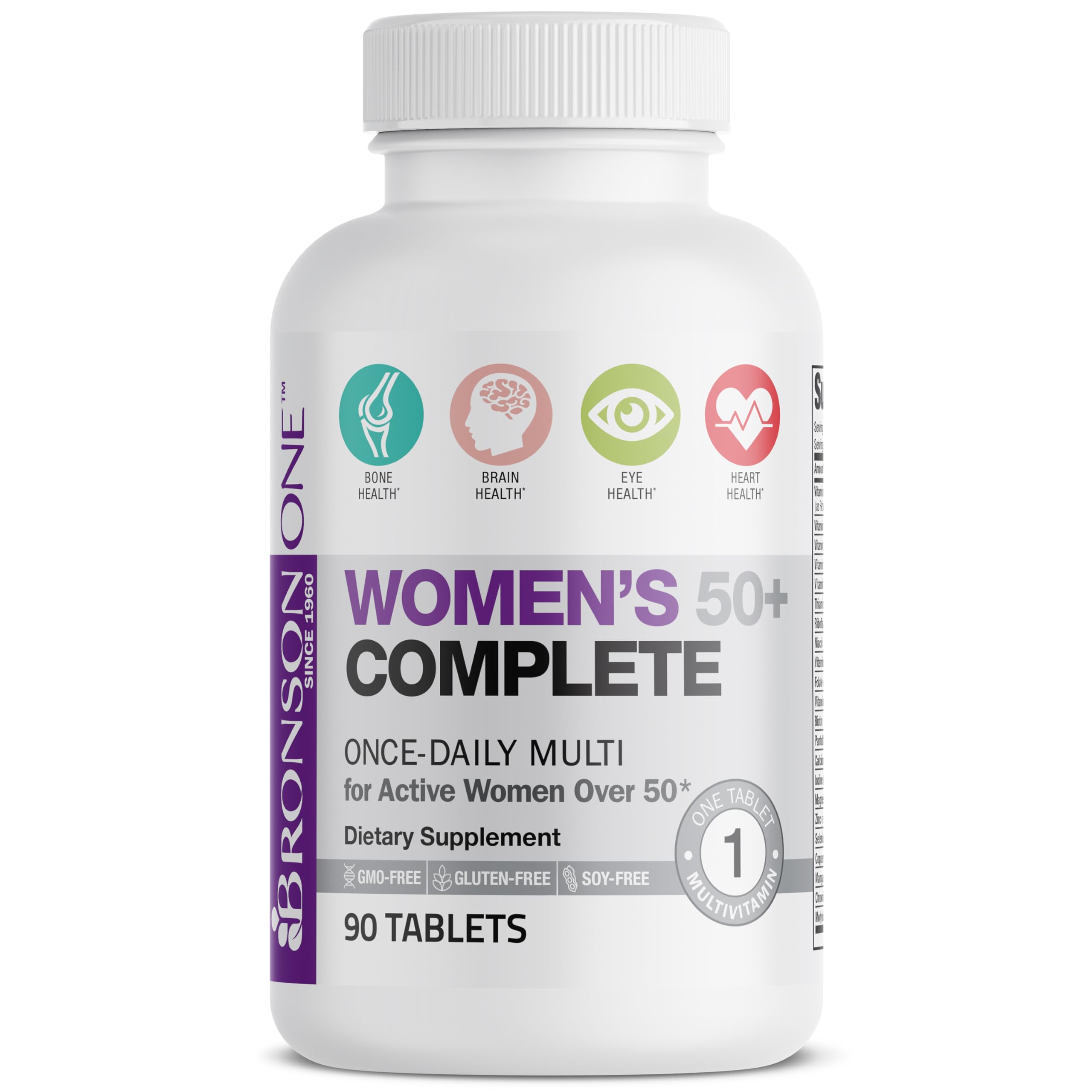 Foto 6 pulgar | Multivitamínico Multimineral Bronson One Daily Para Mujeres De 50 A Más De 90 Comprimidos - Venta Internacional.